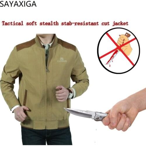 Self Defense Soft Cutfree Clothing Tactical Jacket Anti Cut Anti-Knife Cut Resistant Jacket Anti Stab Proof Anti Sharp clothes
