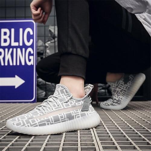 2021 New Summer Breathable Thin Fly Woven Mesh Sports Versatile Student Sports and Leisure Tide Shoes Mens Shoes