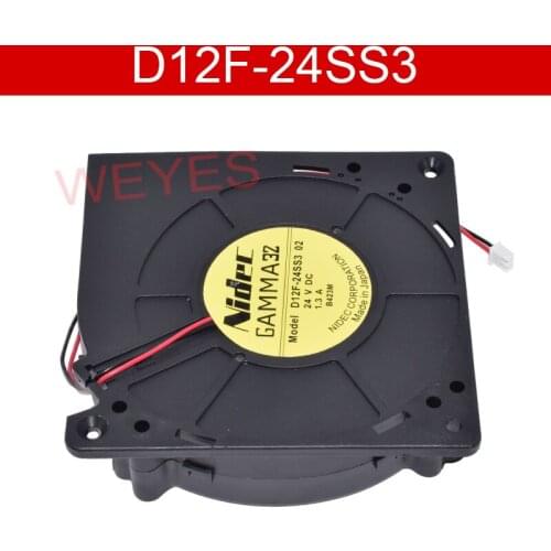 New D12F-24SS3 02 12032 1.3A 24VDC 12cm 120*120*32MM Cooling Fan