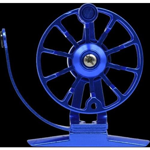 All Metal Fishing Reels Anti-slip Left / Right Hand Handle Front Raft Wheel Winter Ice Fishing Supplies