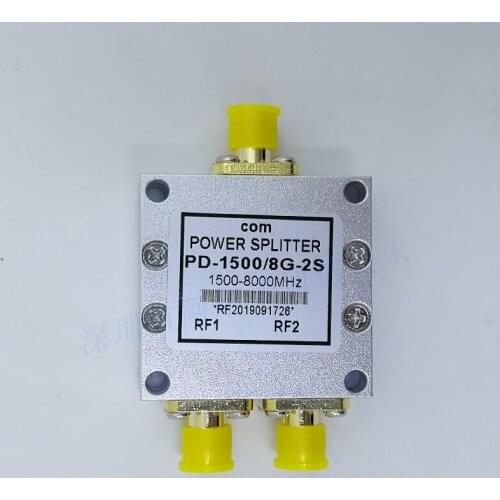 Power Divider One Divide Two 1500-8000MHZ SMA Microstrip Power Distribution 1.5-8G RF Power Splitter Combiner