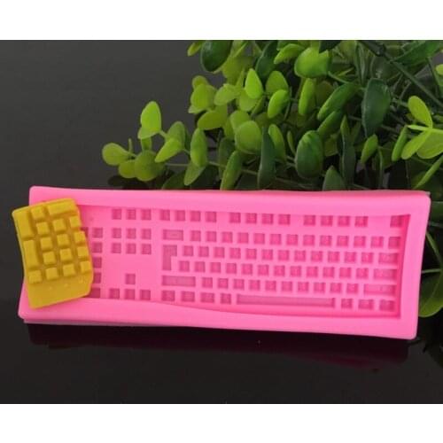 Keyboard Silicone Chocolate Mold DIY Handmade Kitchen Products 15-254