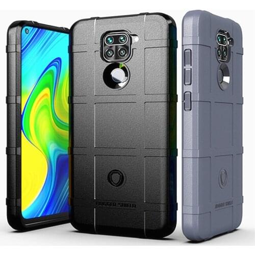 Silicone Durable Heavy Duty Phone Case for Redmi Note 9 Shockproof Fitted Case For redmi note 9pro max note 9s Rugged Armor Case