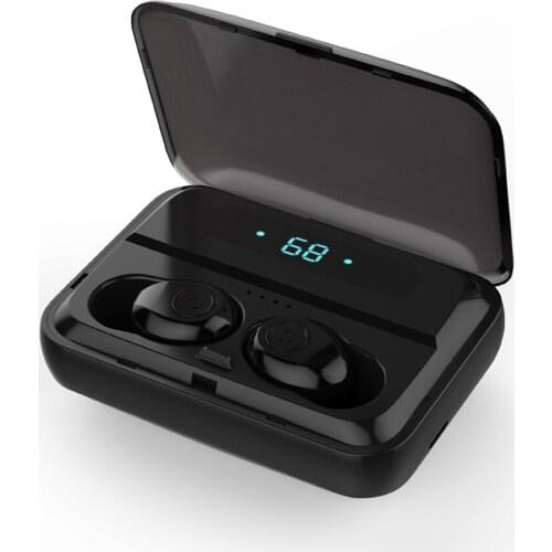 F9 Earphone True Stereo Wireless TWS Bluetooth earbuds HIFI HD sounds quality Sport Headset with microphone Power bank for phone