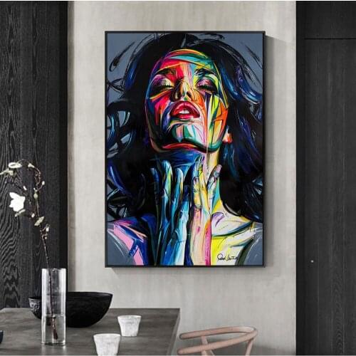 Street Graffiti Wall Art Canvas Prints Abstract Pop Art Girls Watercolor Canvas Paintings On The Wall Pictures For Home Decor