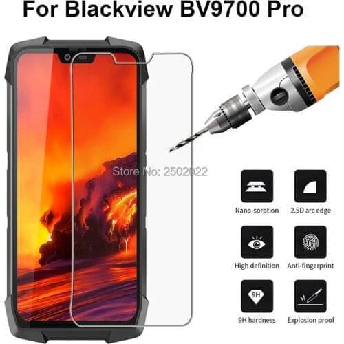 Screen Protector Tempered Glass for Blackview BV9700 9H 2.5D Explosion-proof Protective Glass Film for Blackview BV9700 Pro Guar