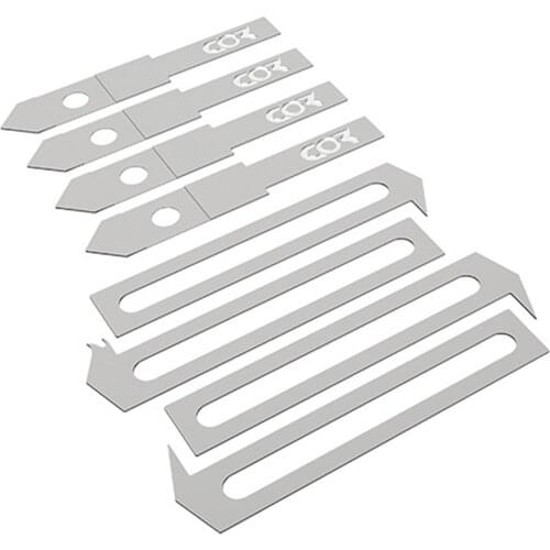 8 PCS DIY Model Craft Making Groove Carved Knife Blades for Gundam Model