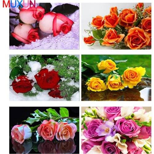 Diamond Mosaic Full Display Rhinestones Pictures Diamond Painting Rose Diamond Embroidery Flowers Hobbies And Crafts Gift Rp965