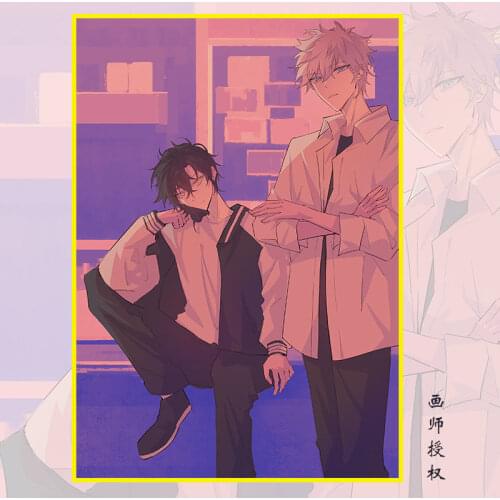 Anime Link Click Shi Guang Dai Li Ren Cheng Xiaoshi Lu Guang Colored Paper Badge Brooch Pin Shiguang Daili Ren Doujin Around