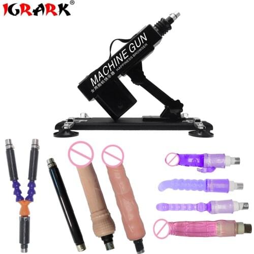 Automatic Thrusting Pumping Gun Vagina Vibrator Sex Machine Toys for Women Men Couples Adults Dildos Penis Cock Gay Masturbator