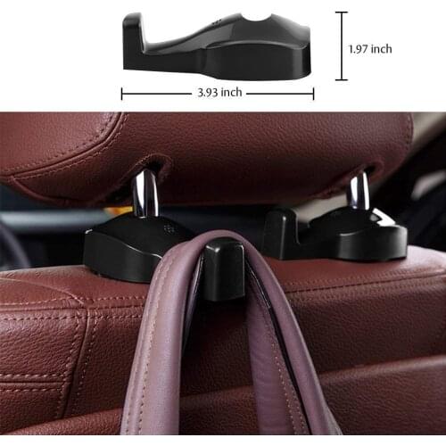 2pcs/lot Car Back Seat Headrest Hanger Holder Hook for volkswagen golf 4 megane 2 peugeot 3008 2017 ford mondeo mk4 Accessories
