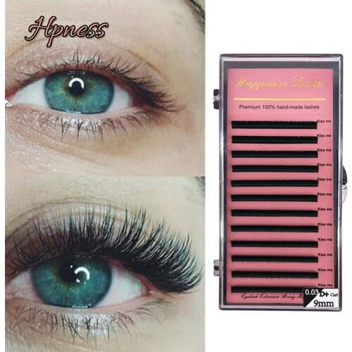 Soft Natural Individual Eyelash Extension C/D/D+ Curl High Quality False Mink Lash Classical False Eyelash Extension All Size