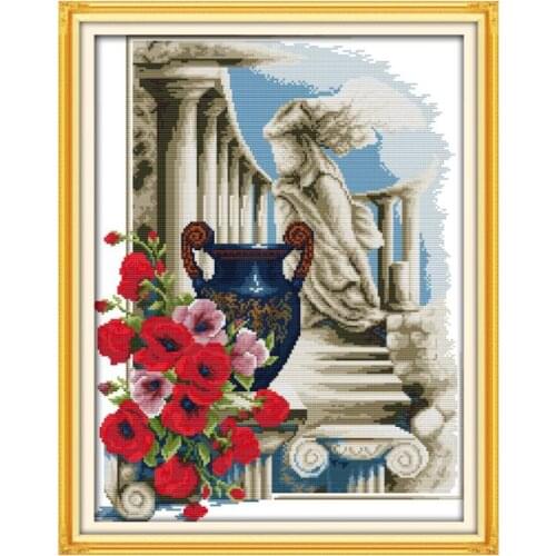 Athens feeling (2) cross stitch kit cartoon 14ct 11ct count print canvas stitching embroidery DIY handmade needlework