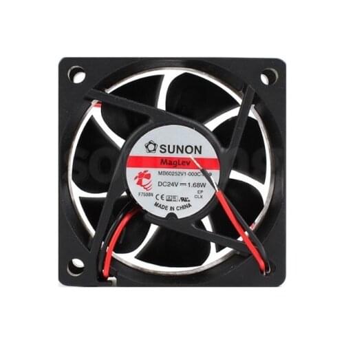 Original SUNON built standard MB60252V1-000C-A99 6025 24V 1.68W inverter fan