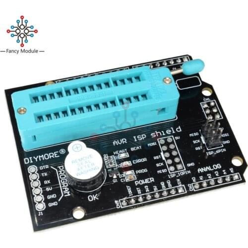 AVR ISP Programmable Expansion Shield Board Burning Bootloader Programmer Atmega328P Bootloader module for Arduin R3 ONE