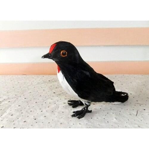 Cute simulation bird polyethylene & furs handicraft swallow model about 14.5x9x6cm 127
