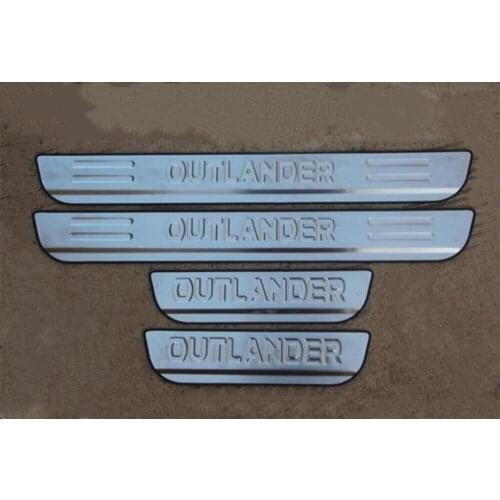 Sill styling for Mitsubishi Outlander 2013-2018 Stainless Steel Door Sill Scuff Plate/door sill scuff plate