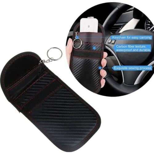 Faraday Bag Anti Theft RFID Key Fob Security Box Signal Blocking Pouch For Car