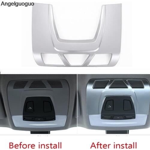 Angelguoguo Car Roof Reading Light Dome Lamp cover trim frame For BMW X1 F48/3 Series F30 F35 GT3/X5 F15 X6 F16/2 Series F45 F46