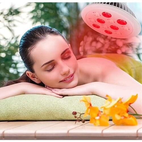 LED Therapy Red Light Lamp 24W Multi-Functional Beauty Devices LED Infrared Therapy Bulb 660nm 850nm Physiotherapy Lighting