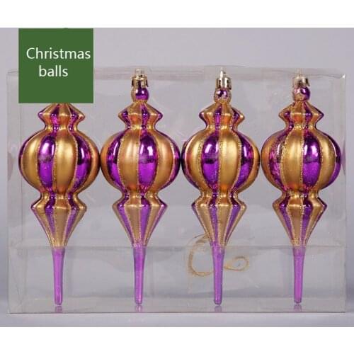 Golden Water Drop Christmas Ball Creative Gadgets Plastic Sequins Ornaments New Year Pendant Window Display Decorations
