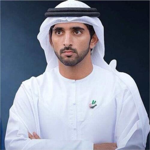 5D DIY Full Round Diamond Painting Sheikh Hamdan Bin Mohammed Bin Rashid Al Maktoum 3D Embroidery Cross Stitch Home Decor YC216