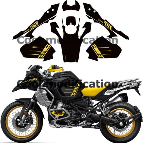 Motorcycle Parts Body Fairing Stickers For BMW GS 40 Years R1200GS ADV R1250GS Adventure 2014-2022 Full Graphic Decals Kit Case