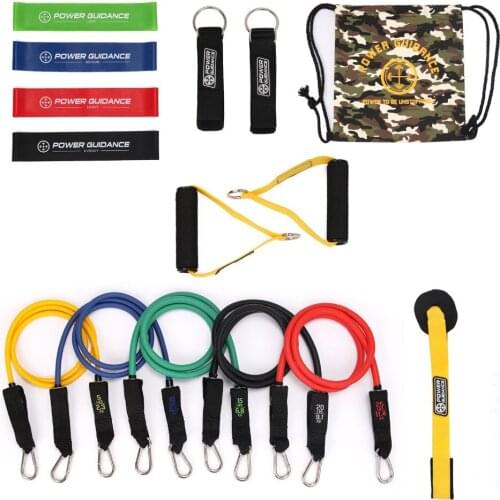 15PCS/set Natural Latex Home Gym Fitness Workout Resistance Bands Stretch Training Exercise Rubber Loops