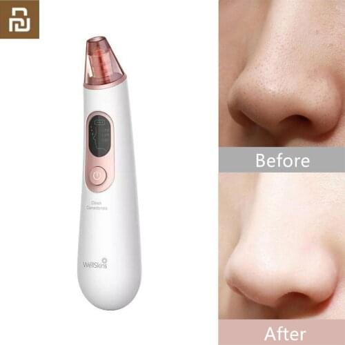 Youpin Wellskins Electric Blackhead Cleaner Deep Pore Cleanser Acne Pimple Remover Face Clean Facial Skin Care Beauty Tools