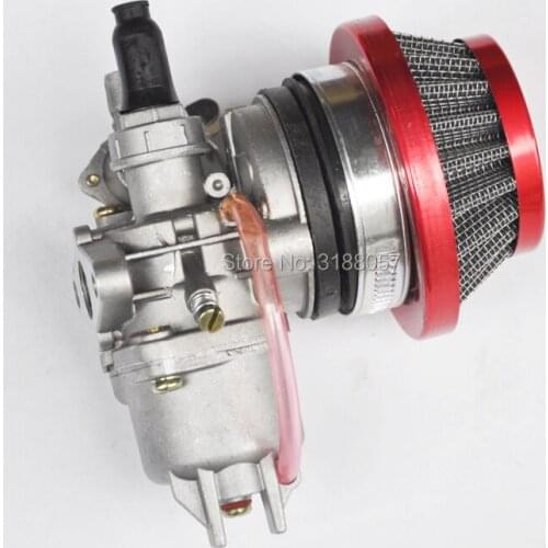 Gas Carburetor Air Filter Clearner Adapter Stack For 2 Stroke 47cc 49cc Pocket Bike Mini Dirt Kids ATV Quad Baby Crosser