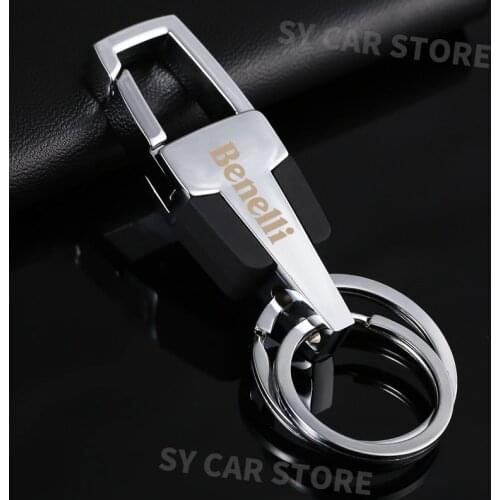 Motorcycle Leather Keyring Motorcycle Keychain Key Chain For BENELLI TRK 502 Leoncino 500 200 BJ250 BJ500 TNT 125 300 600 502c