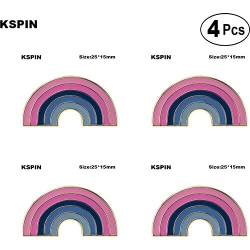 New Pride Badge Lapel Pin Flag badge Brooch Pins Badges 4Pcs a Lot