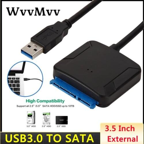 USB 3.0 To SATA 3 Cable SATA To USB Adapter Convert Cables Support 2.5/3.5 Inch External HDD SSD Hard Adapter Disk Drive