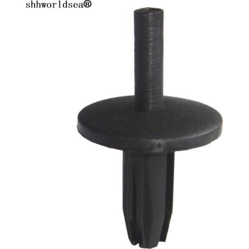 Shhworldsea 100pcs car clip& fastener cowl ledge weathershrip&fender liner push type retainer for GM for chrysler