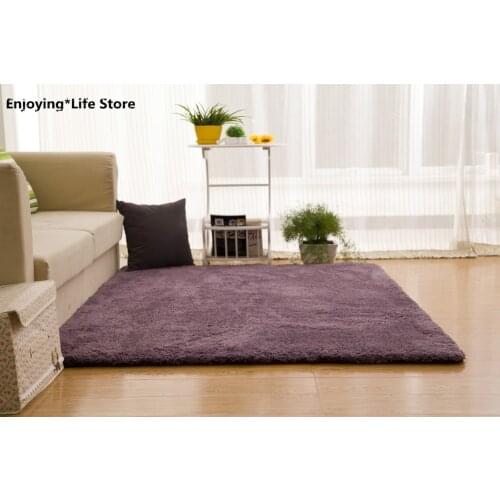 Living Room Bedroom Carpet Modern Thick Plush Non-slip Carpet Fashion Household Children Crawling Safety Protection Carpet