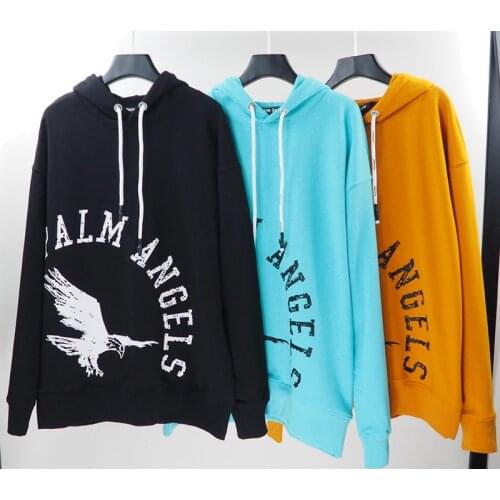 Palm Angels 21SS Men Women Loose hooded sweatshirt Men Trendy Casual Sweatshirt Boyfriend Gift