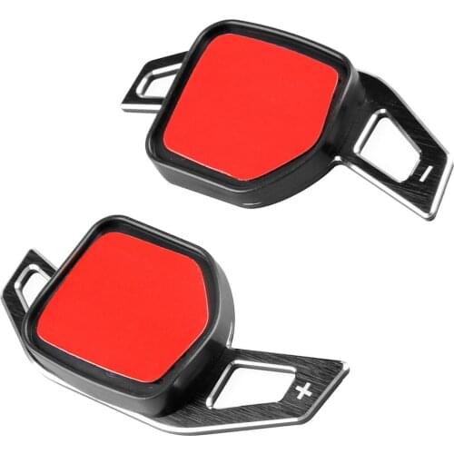 Steering Wheel Aluminum Alloy Paddle Shift Extensions For Audi A1-A7/Q5 Gear Shifters Up P4ab