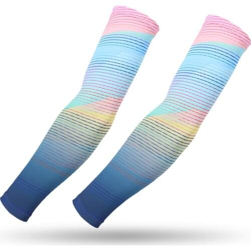 Sweat-resistance Sunscreen Cycling Sleeves Silicone Non-slip Armguard Breathable Anti-UV Outdoor Hiking Climbing Arm Protection