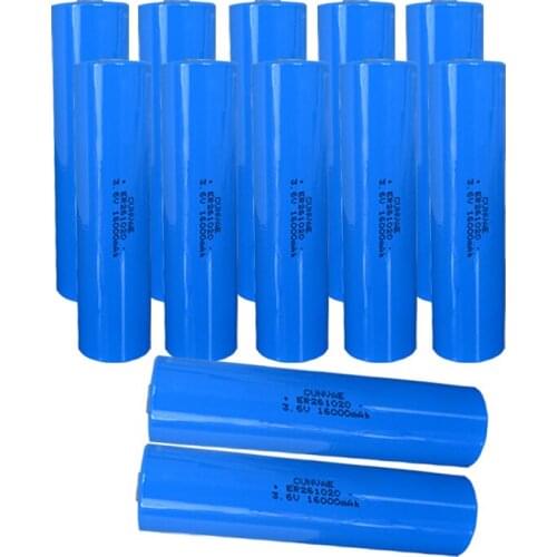 12Pcs 261020 ER261020 16000mAh 3.6V Li-SOCl2 Battery Lithium Batteria For electricity meter gas Water meter Batteries ER261020