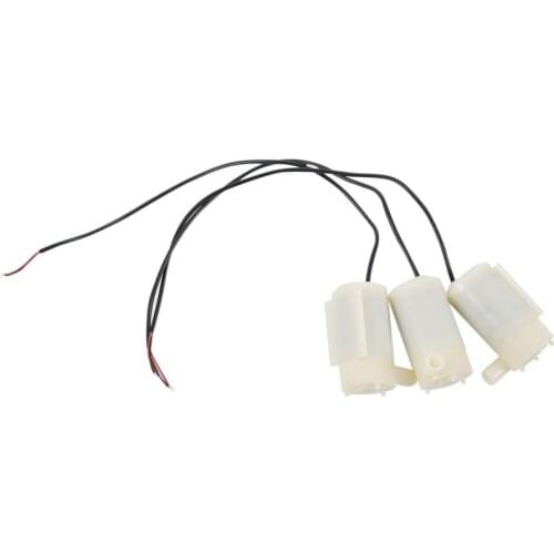 3pcs DC 3V small water pump horizontal small submersible pump DC3W fountain vertical mini 4.5V 5V 6V available