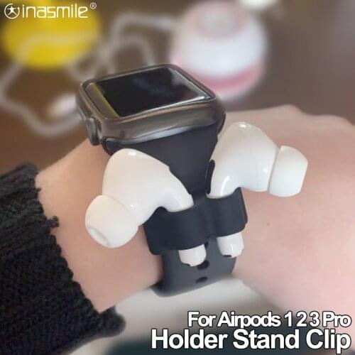 Anti-Lost Wireless Earphone Silicone Holder Clip For Apple AirPods 3 2 1 Earphone Accessories Stand Holder For Apple Airpods Pro