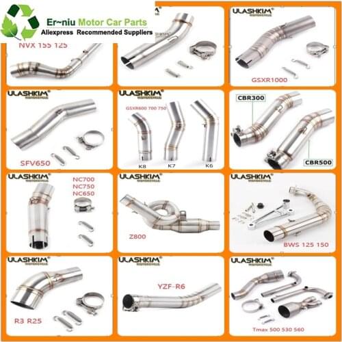 Free Shipping Motorcycle Exhaust For suzuki GSXR1000 GSX R1000 GSXR 1000 600 750 R600 R750 K5 K6 K7 K8 K9 K10 Middle Link Pipe