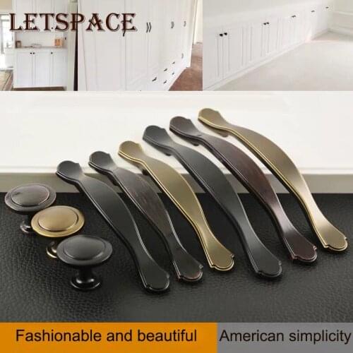 Free shippingDeluxe furniture handles 3.8"Wardrobe win cabinet door handles 5"Decoration pulls knobs Antique brass Drawer handle