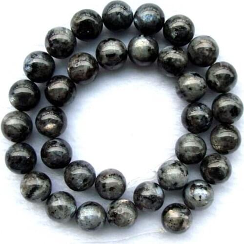 Natural Larvikite Jasper 12mm Loose Beads For Jewelry Making DIY Bracelet Necklace Earrings