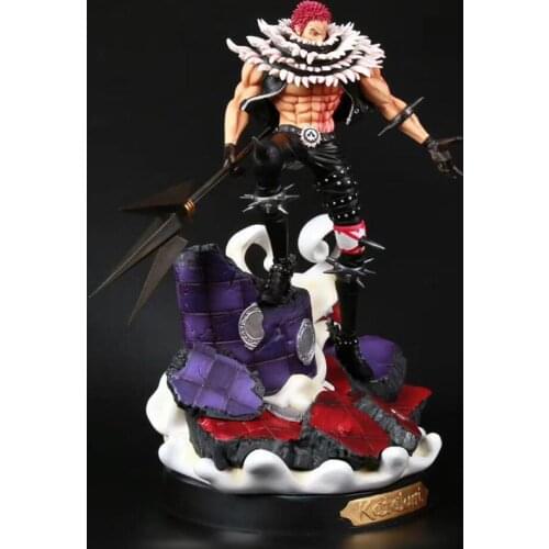 NEW Anime One Piece Katakuri GK Statue Figurine Charlotte Katakuri PVD Action Figure Model Toys Doll gift 37cm