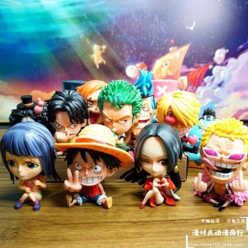 Classic anime One Piece Nami Kata Curry Hancock teaches Doflamingo Frank Robin Action Humanoid Model Decoration Childrens Gift