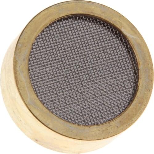Aluminum Alloy Condenser Microphone Cartridge Capsule Replacements Large Diaphragm Microph Electric Instrument Parts Golden