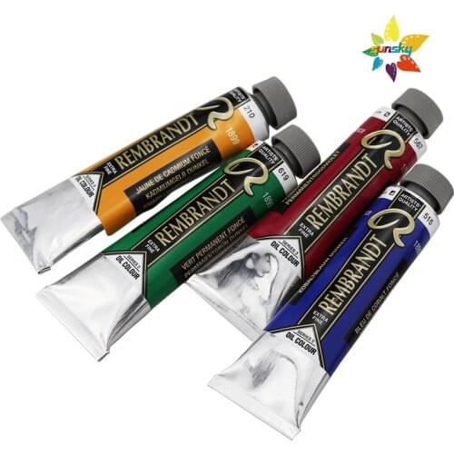 REMBRANDT Artists Oil Colors Pigments are ground to extreme fineness single tubular 40 ml 120 colors Self selected