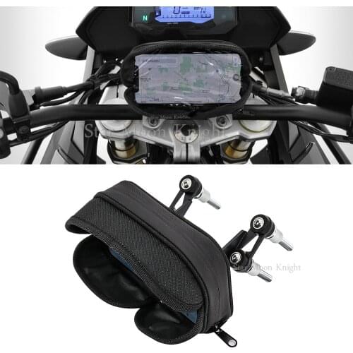 Mobile Phone GPS Plate Phone Holder Media Bag Navigation Bracket Waterproof bag for BMW G310GS G310R G650X S1000R G 310 GS R