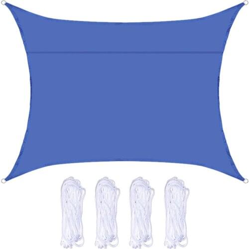 Canopy Back Yard Shelter Awning Outdoor UV Block 3X4M UV Blocking Garden Patio 3*4m Waterproof 2x3m Rectangle Sun Shade Sail